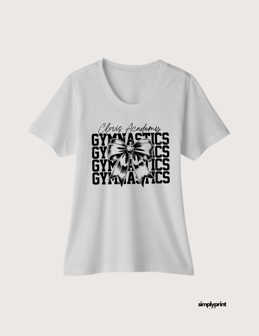 Clovis Academy Graphic Womens Tee - Silver Gray