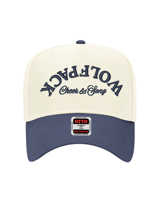 Wolfpack C&S Cap - Natural/Navy