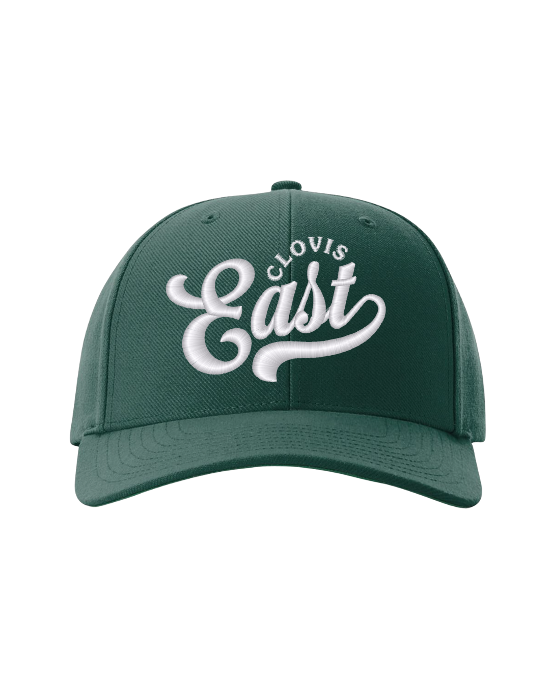 Clovis East Puff Richardson Cap - Dk. Green