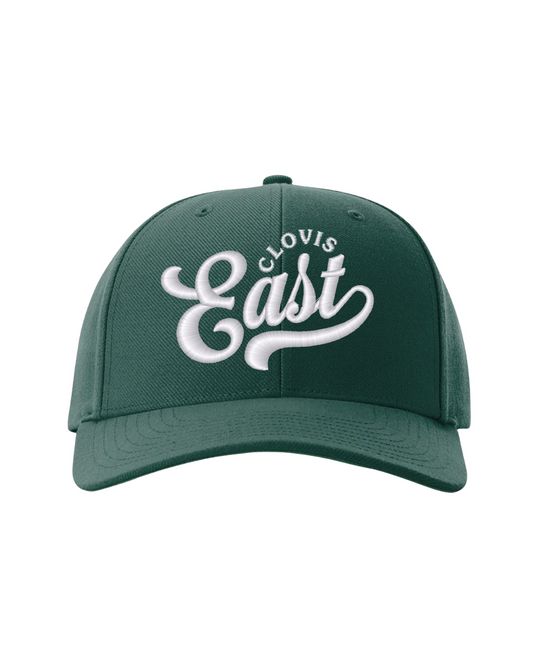 Clovis East Puff Richardson Cap - Dk. Green