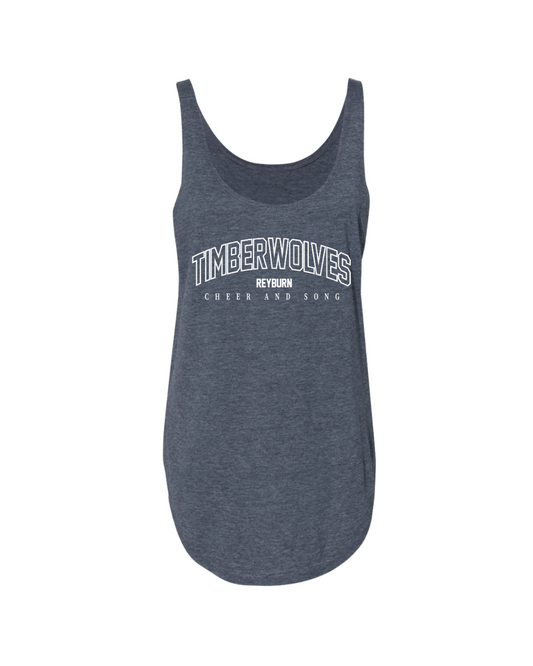 Timberwolves Vintage Navy Tank