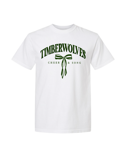 Timberwolves Puff Tee -  White