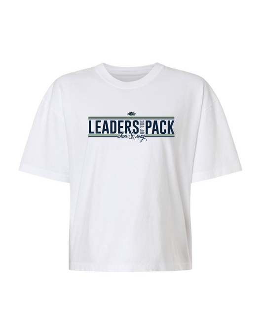 Leaders of the pack boxy Tee -  White