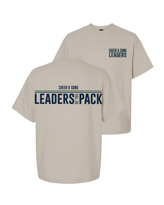 Leaders of the Pack oversized tee - Sand