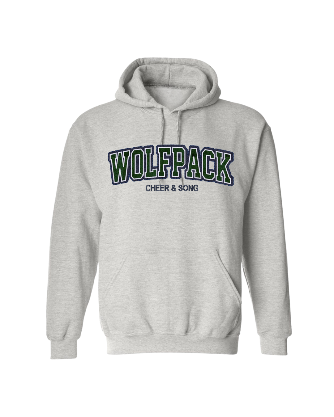 Wolfpack Embroidered Sweater - Ash