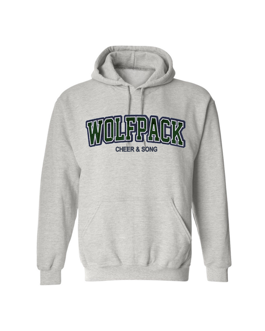 Wolfpack Embroidered Sweater - Ash