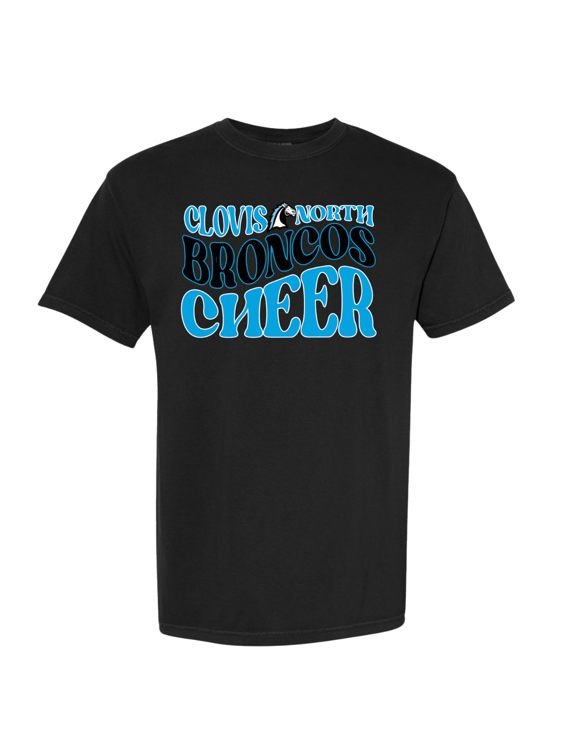 CN Broncos Cheer/Dance Wave Tee - Black