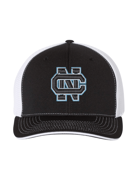 CN Puff Richardson Trucker Cap - Black/White