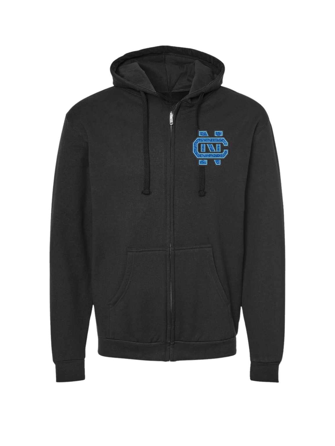 CN Logo Full Zip - Black