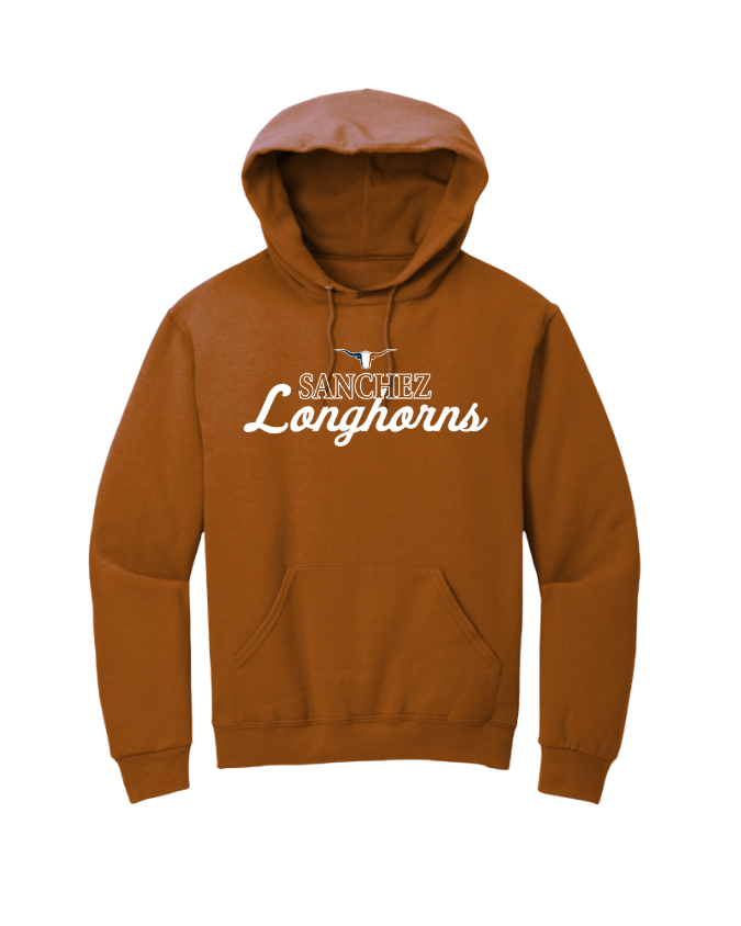 Sanchez Longhorn Hoodie - Orange