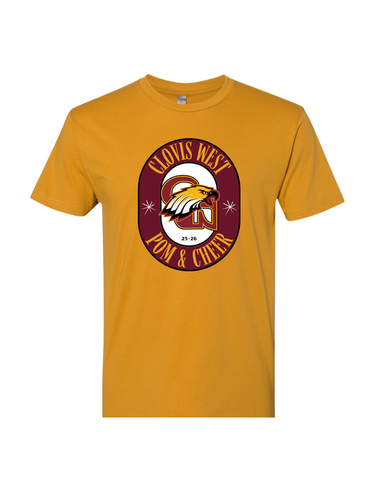 CW Retro Oval Tee - Golden