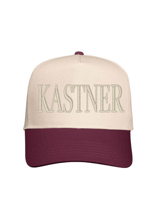 Kastner Cap - Natural/Maroon