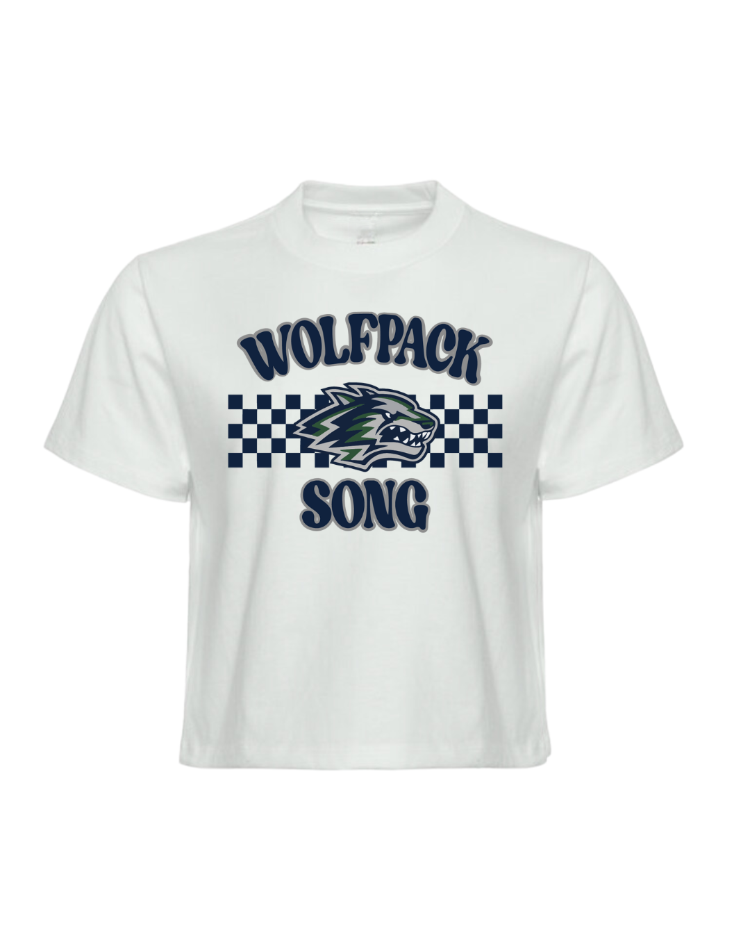 Wolfpack SONG Checkered Tee