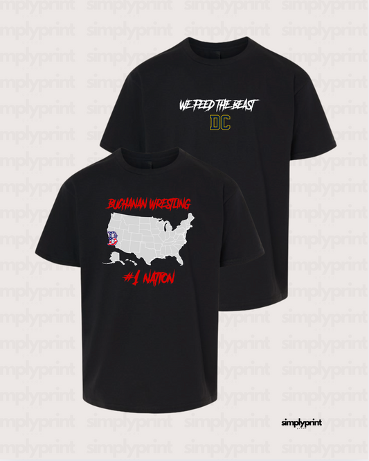 Dry Creek Wrestling Tee - Black