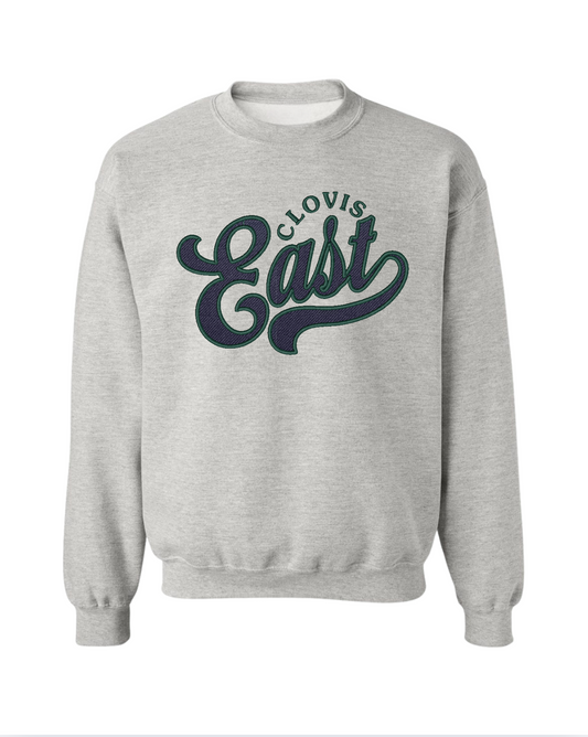Clovis East Embroidered Sweater - Heather