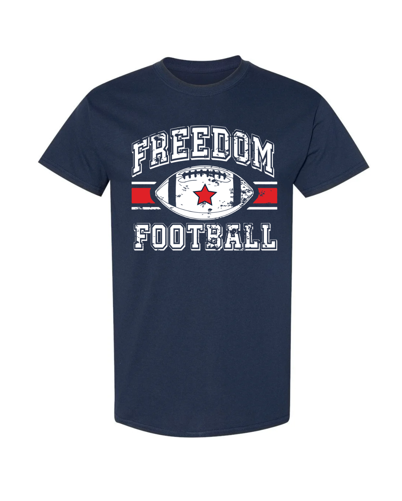 Freedom Football Tee - Navy