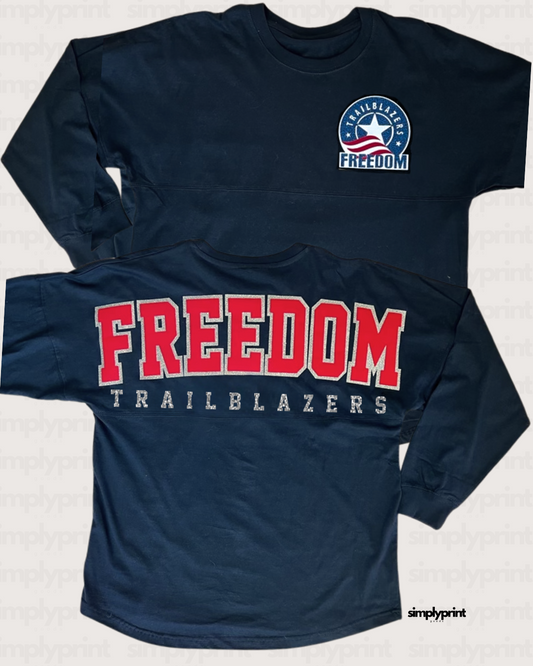 Freedom Long Sleeve Spirit Jersey - Navy