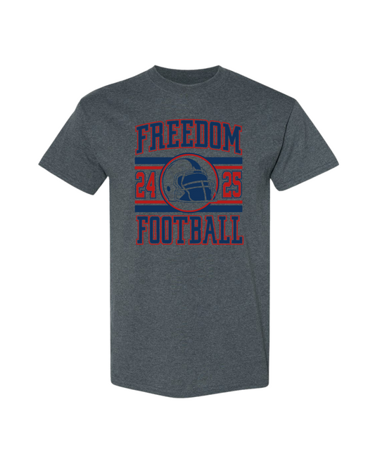 Freedom Football Tee - Charcoal