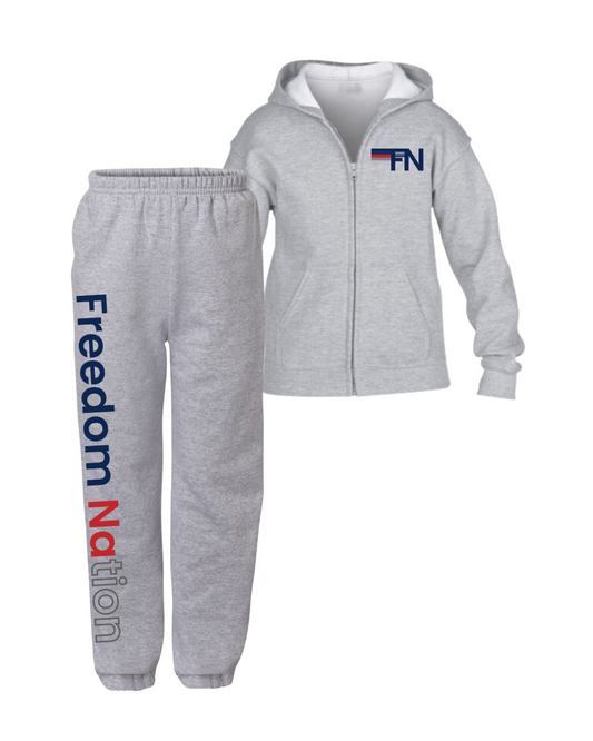 Freedom Nation Zip-Up/Sweats - Heather (YOUTH)