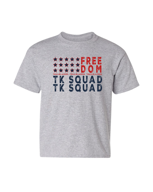 "TK Squad" Freedom Tee - Heather