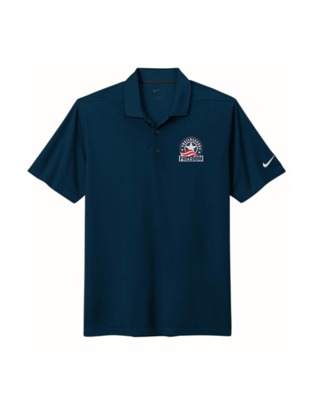 Mens Freedom Nike  Embroidered Polo -Navy