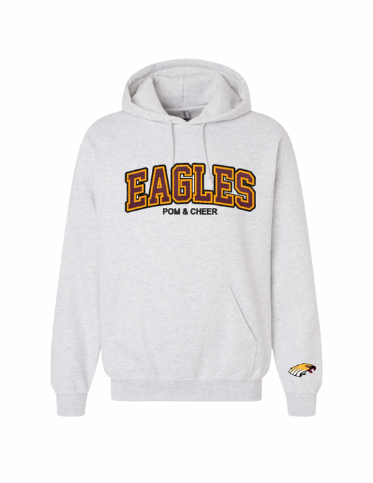 Eagles Embroidered Sweater - Ash