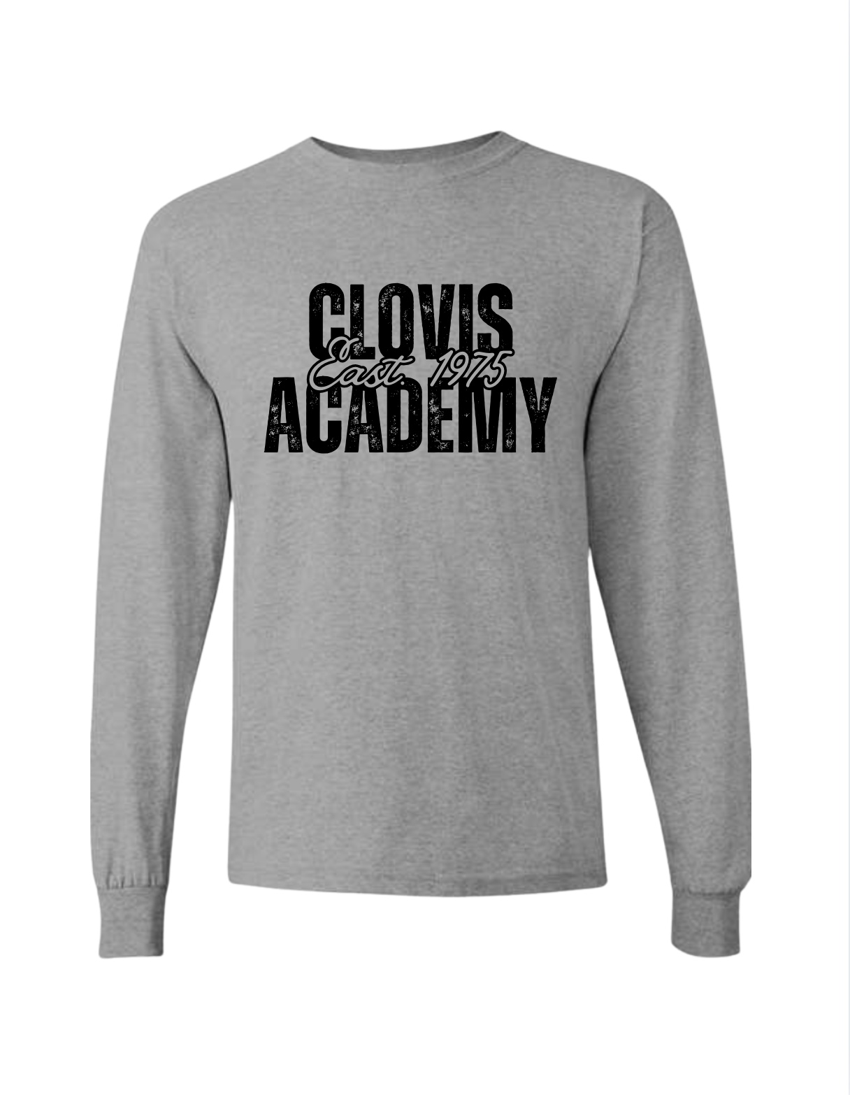 Clovis Academy Long sleeve  - Black