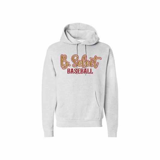 B Select Baseball Glitter Hoodie