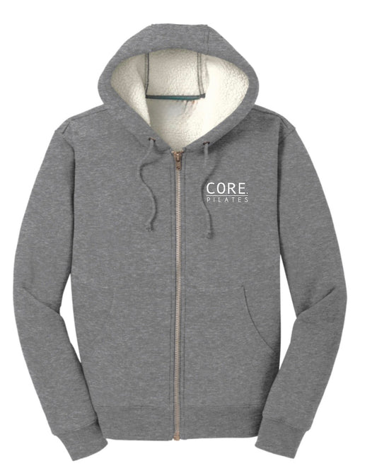 Core Pilates Sherpa Zip Hoodie
