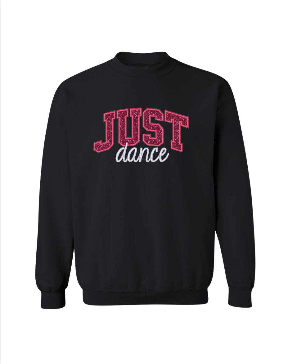Just Dance Embroidered Sweater - Black