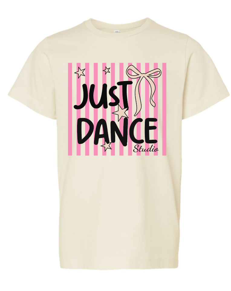 Just Dance - Stripe Tee - Natural