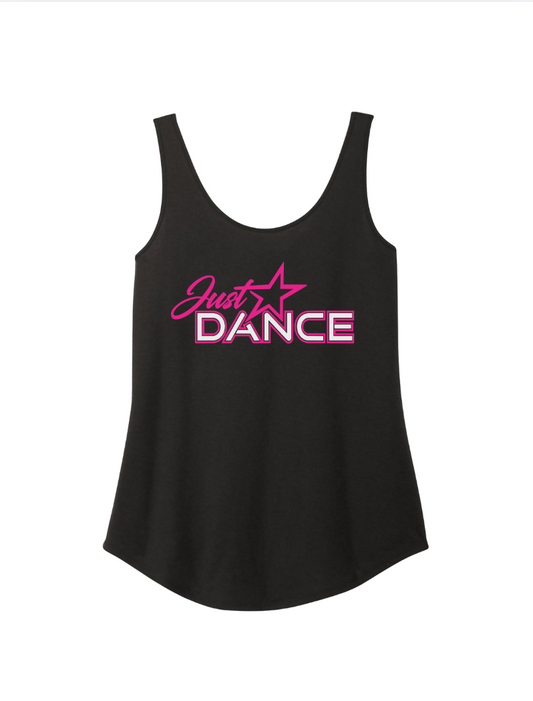 Just Dance Logo Tank- Black