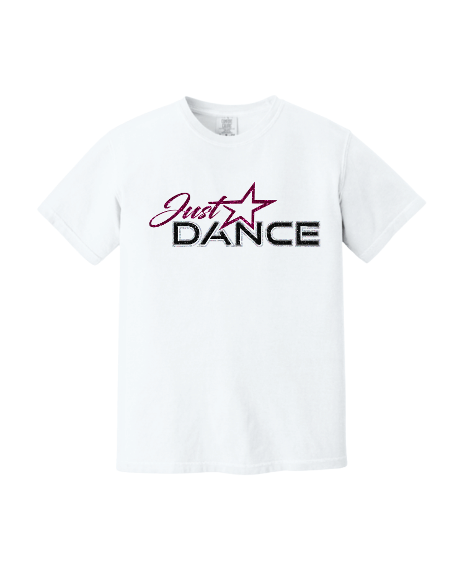 Just Dance Logo Glitter Shirt - White