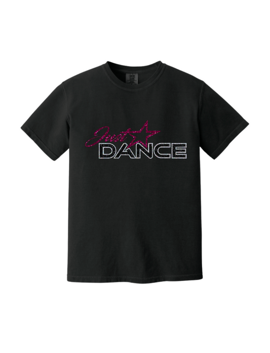 Just Dance Logo Glitter Shirt - Black
