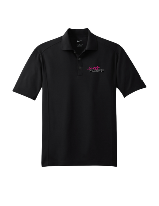 Nike Just Dance Mens Embroidered Polo - Black
