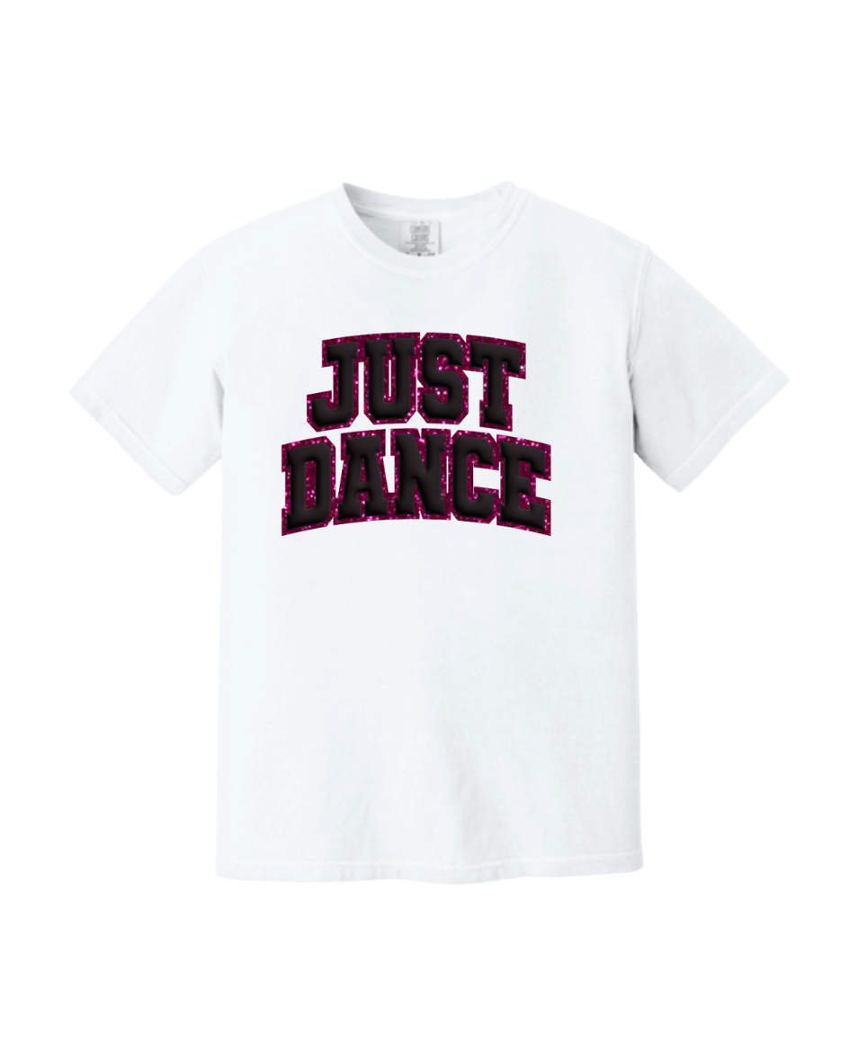 Just Dance Varsity Puff/Glitter Shirt