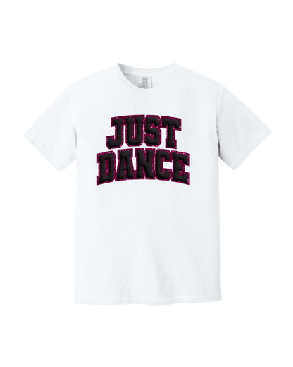Just Dance Varsity Puff/Glitter Shirt