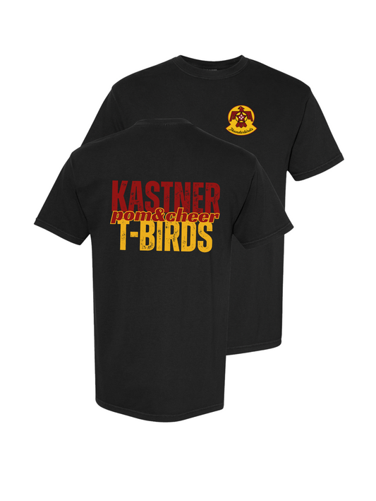 Kastner TBirds Pom&Cheer Logo Tee - Black