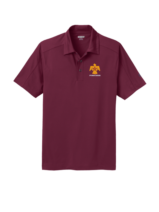 TBird Pom & Cheer Embroidered Ogio Polo - Maroon