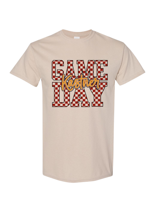 Kastner Game Day Checkered Tee - Sand