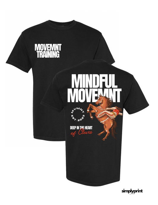 MOVEMNT 2026 oversized graphic tee -Black