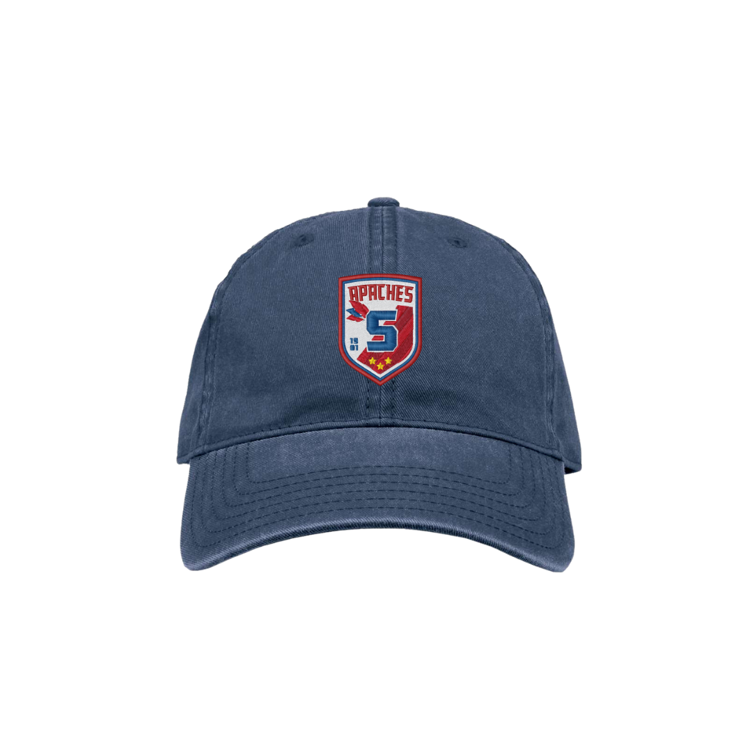 Apache Dad Cap - Washed Navy