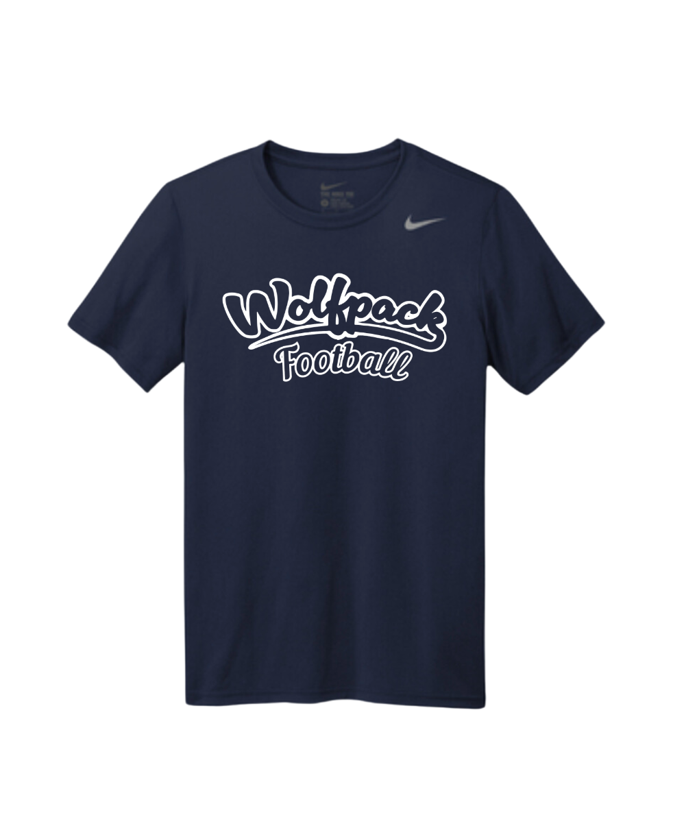 Wolfpack Football Nike Tee - Navy