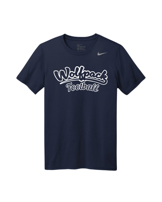 Wolfpack Football Nike Tee - Navy