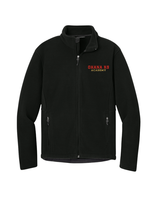Ohana K9 Fleece Embroidered Jacket - Black