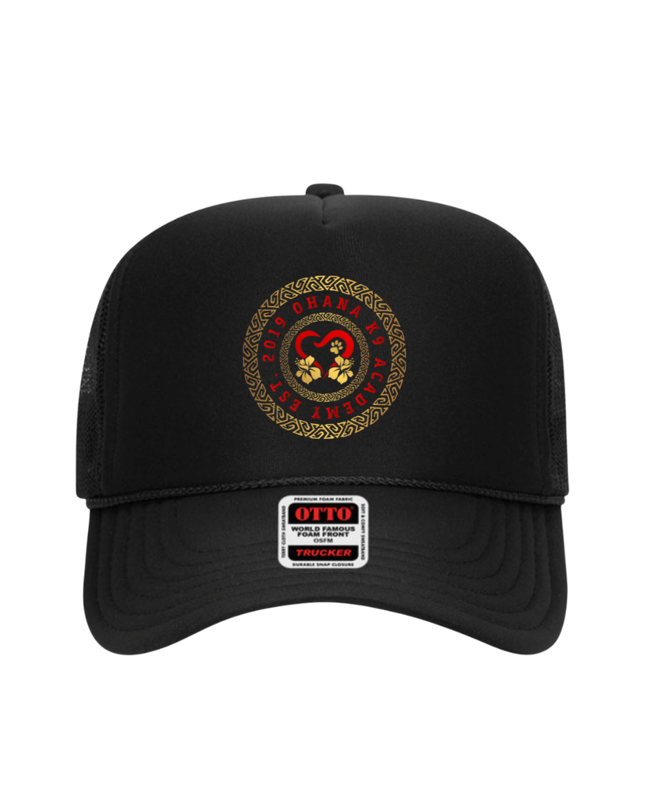 Ohana K9 Academy Foam front Cap - Black