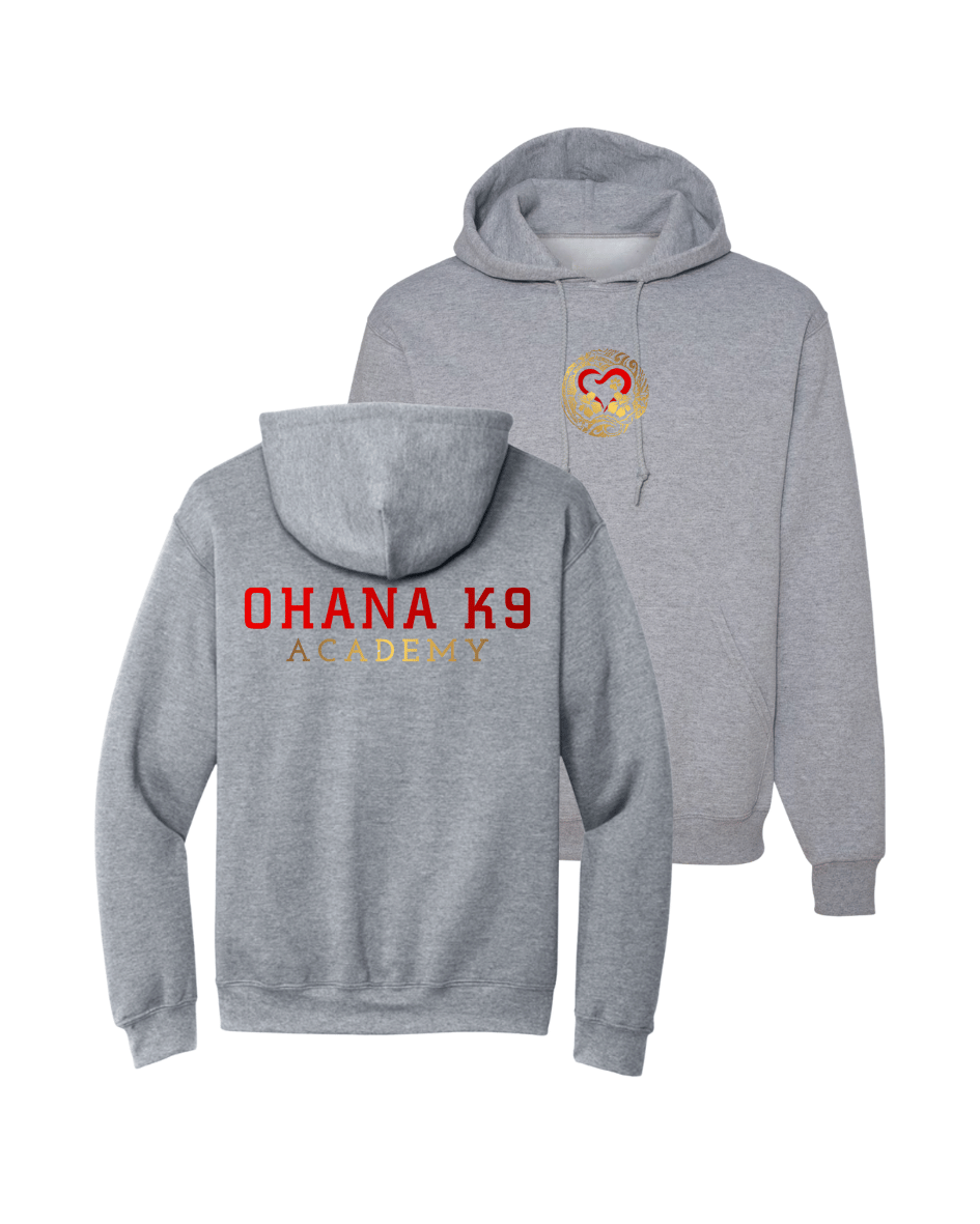 Ohana K9 Hoodie - Heather Gray