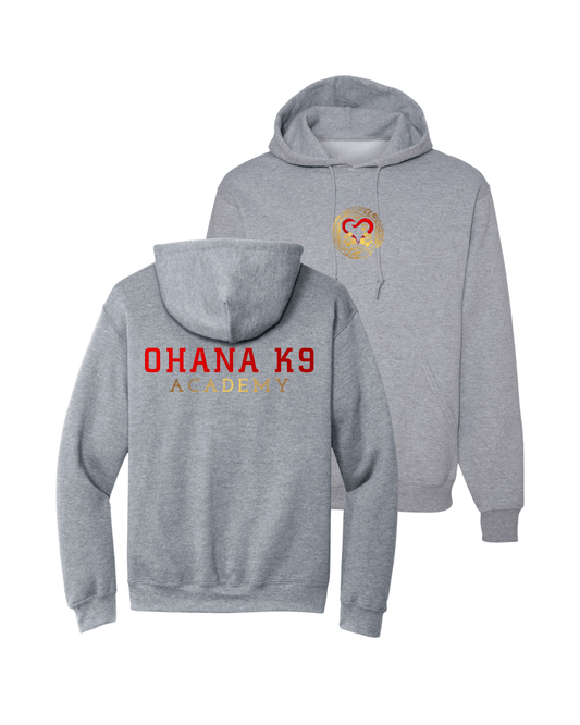 Ohana K9 Hoodie - Heather Gray