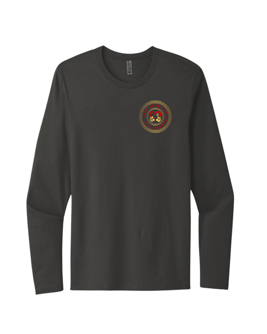 Ohana Longsleeve Tee- Charcoal