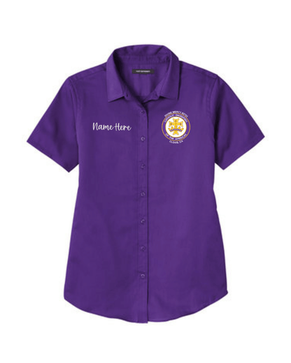 Women's Button Up Twill Shirt